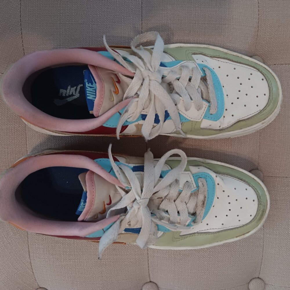 Womans Nike Air Force 1 Fontanka " St. Petersburg Raves " Size 9 - Picture 5 of 10